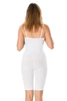 Göğüs Altı Paçalı Body Kadın Korse FormActive 1065  Beyaz farklı açı