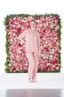 Gömlek Yaka Kareli önden Düğmeli Kısa Kollu Penye Kadın Pijama Takımı Estiva 25180 Pembe görsel 5
