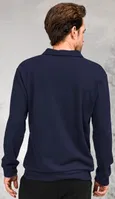 Gömlek Yaka Uzun Kollu Erkek Pijama Üstü Doreanse 4615 Lacivert detay görünüm