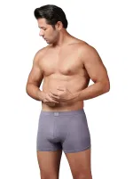 Gri Modal Elastan Erkek Boxer  Gümüş 7009  Gri