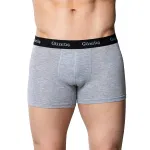 Gri Pamuklu Likralı Erkek Boxer Gümüş 3074 Gri detay görünüm