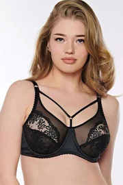 Anıl Günlük Çiçek Desenli Desteksiz Balenli İp Aksesuarlı Askıları Çıkabilir Dantel Detaylı Sütyen Anıl 3812