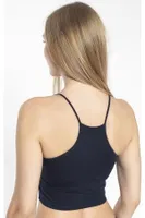 Halter Yaka Modal İp Askılı Crop Kadın Atlet Confeo C801-014 Lacivert görsel 9