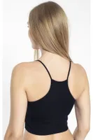 Halter Yaka Modal İp Askılı Crop Kadın Atlet Confeo C801-014 Siyah görsel 6