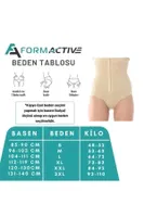 İki Beden İnceltici Agraflı Yüksek Bel Slip Korse FormActive 1032 Ten görsel 5