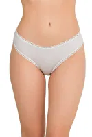 Likralı Dantelli Kadın Bikini Külot 12li Paket İlke 428 Ekru detay görünüm