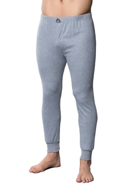 İnterlok Erkek Pijama Alt Gri Gümüş 4017 - Alternatif Görünüm