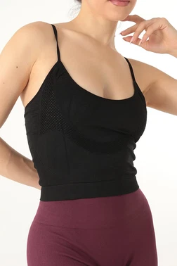 Miorre Kabartma Desenli İnce Askılı Desteksiz Büstiyer Miorre 999-ZZ0123