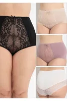 Kadın Battal Dantelli Bato 4lü Paket Külot Confeo C804-520