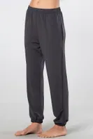 Lastikli Jogger Cepli Kadın Pantolon Türen 3614 Antrasit detay görünüm