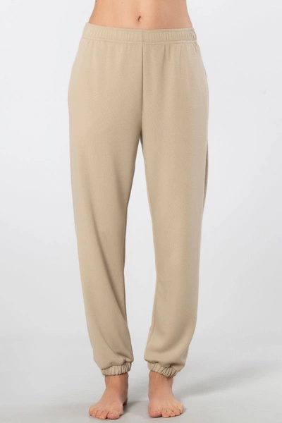 Jogger Cepli Lastikli Bej Kadın Pantolon Türen 3614