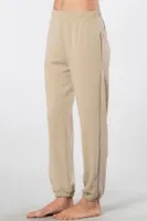 Jogger Cepli Lastikli Bej Kadın Pantolon Türen 3614 Bej detay görünüm