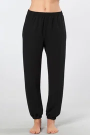 Türen Siyah Beli Paçası Lastikli Kadın Jogger Pantolon Türen 3614