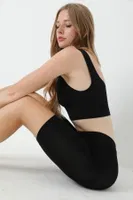Kadın Kalın Askılı Toparlayıcı Büstiyer FormActive 1085 Siyah görsel 11