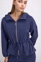 Kadın Kapüşonlu Fermuarlı Sweatshirt ve Pantolon Takımı Anıl 11605 Parlement farklı açı