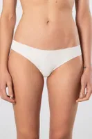 Lazer Kesim Pamuklu Bikini Kadın Külot Türen 907 Ekru detay görünüm