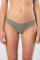 Dikişsiz Lazer Kesim Pamuklu Kadın Brazilian Külot Türen 908 Yeşil