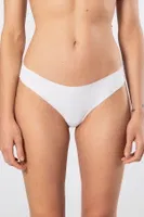 String Lazer Kesim Pamuklu Kadın Külot Türen 912/Beyaz Beyaz detay görünüm