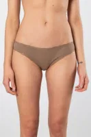 Kadın Likralı Ribana Dantelli Bikini Külot 2li Paket Türen 928/Vizon Vizon detay görünüm
