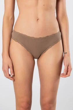 Türen Likralı Ribana Dantelli Kadın String 2li Türen 927 - Alternatif Görünüm