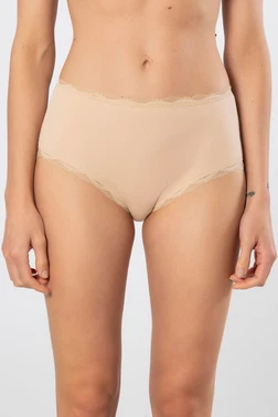 Türen Likralı Ribana Dantelli Yüksel Bel Kadın Külot 2li Türen 929 - Alternatif Görünüm