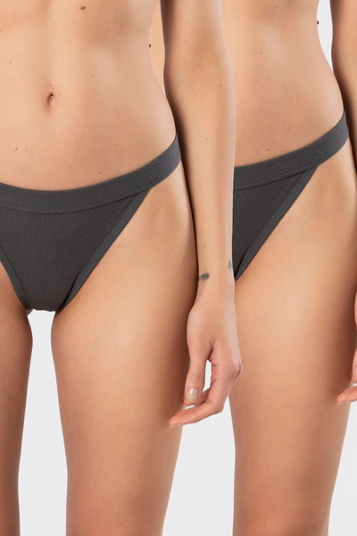 Likralı Ribana 2li Kadın String Türen 930