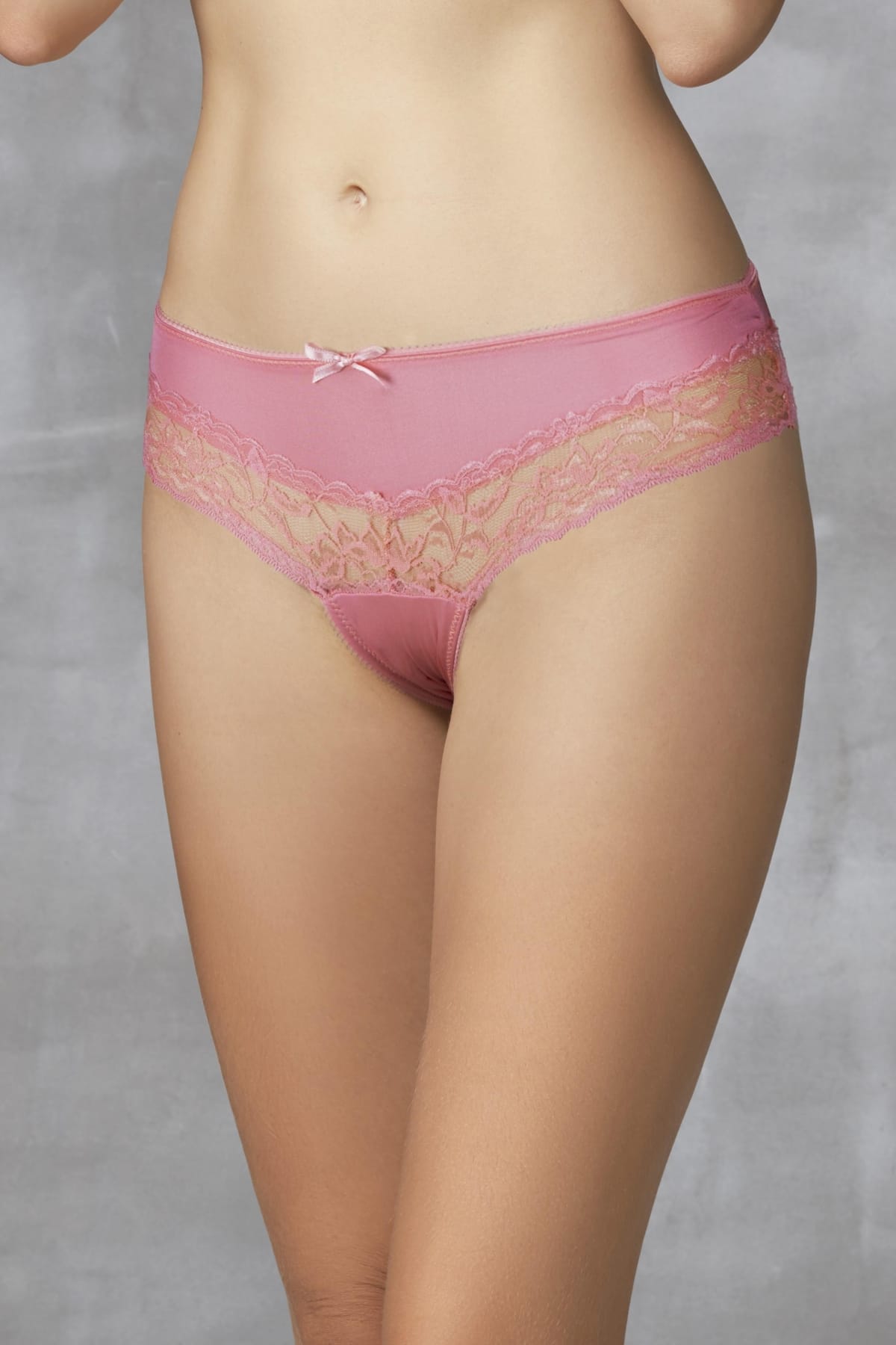 Kadın Renkli Dantel Polyamid 3 lü Slip Doreanse 7158