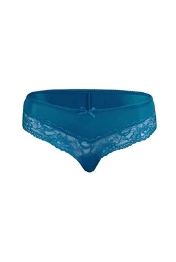 Doreanse Kadın Renkli Dantel Polyamid 3 lü Slip Doreanse 7158 - Alternatif Görünüm