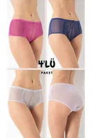 Kadın Tüllü Midi Bato Külot 4 Lü Paket Confeo C804-505
