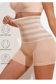 Merry See Karın Ve Göbek Sıkılaştırıcı Basen Dikleştiricili İnceltici Toparlayıcı Korse Şort Merry See AN2001 TEN