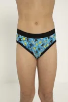 Karışık Desenli Erkek Çocuk 3 lü Likralı Boxer Öztaş 3725-F Görsel