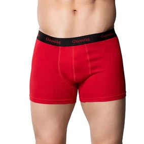 Gümüş Kırmızı Likralı Pamuklu Erkek Boxer Gümüş 3074 - Alternatif Görünüm