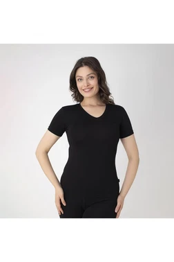 Confeo Kısa Kollu V Yaka Modal Kadın T-Shirt Confeo C801-020