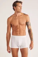 KOM Troy Mikro Modal 2li Erkek Boxer Beyaz görsel 7