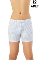 Baskılı Erkek Çocuk Boxer 12'li Kota 1027 Asorti farklı açı