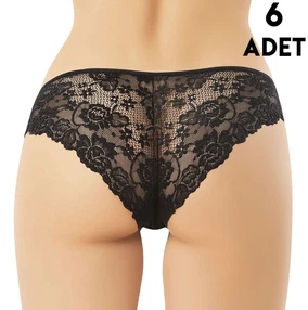 Kota Kaşkorse Dantelli Kadın Külot 6'lı Kota 5025