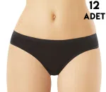 Bambu Kadın Bikini Külot 12'li Kota 5100 Siyah detay görünüm