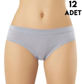 Kota Modal Biye Detaylı String Kadın Bikini Külot 12'li Kota 5104 - Alternatif Görünüm