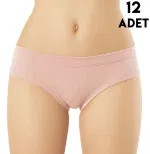 Modal Biye Detaylı String Kadın Bikini Külot 12'li Kota 5104 farklı açı