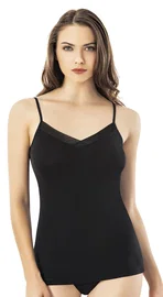 Kota Yakası Tüllü İnce Askılı Bayan Modal Atlet Kota 6609