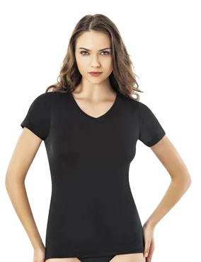 Kota V Yaka Modal Kısa Kollu Kadın Atlet Kota 6616 - Alternatif Görünüm