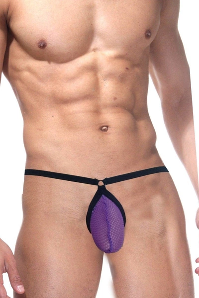 Mor Erkek File G-String Külot La Blinque 15806