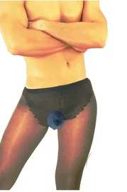 La Blinque Siyah İnce Fantezi Erkek Külotlu Çorap La Blinque 15847