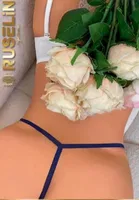 Lacivert Dantel Tanga Külot Ruselin 8057 Lacivert detay görünüm