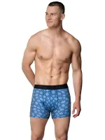 Likralı Empirme Karışık Desen Erkek Boxer Gümüş 3064 Asorti detay görünüm