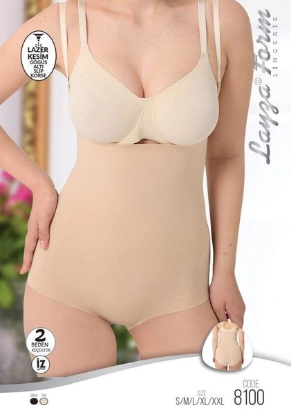 Göğüs Altı Slip Boy Kadın Korse Liza 8100