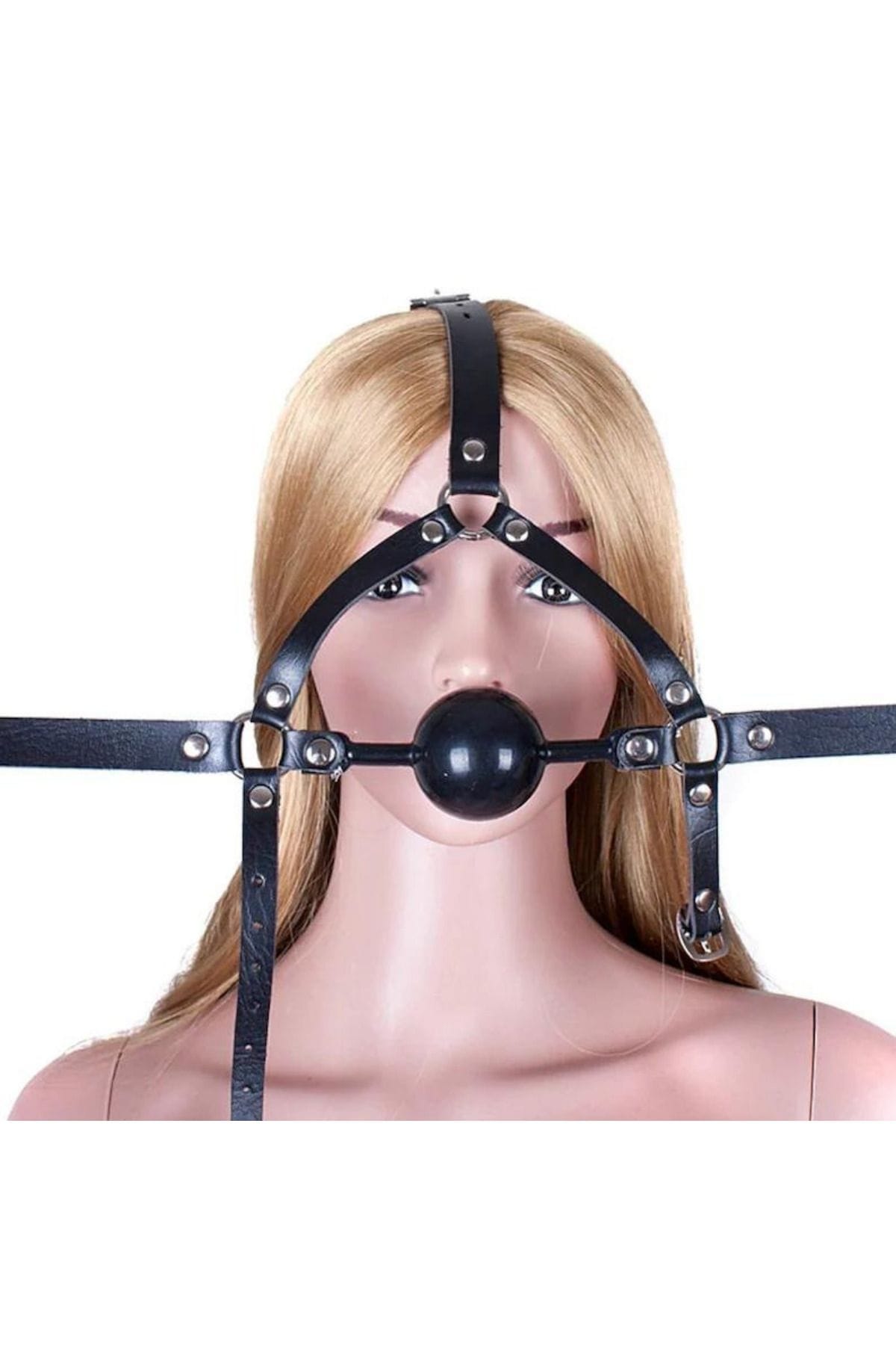 Maske Fantazi Ağız Topu Harness Aksesuar MissisX 8025