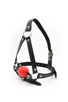 Maske Fantazi Ağız Topu Harness Aksesuar MissisX 8025 Siyah farklı açı