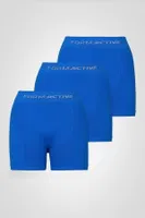 Mavi Microfiber Likralı Sentetik Yapılı Erkek Boxer 6lı Set FormActive 4400 - 6 ADET Mavi görsel 5