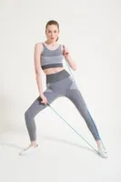 Melanjlı Dikişsiz Kalın Askılı Sporcu Sütyeni FormActive 1710 Beyaz farklı açı